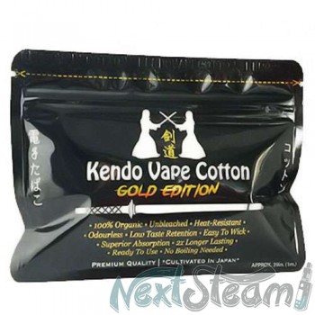 kendo vape cotton gold edition